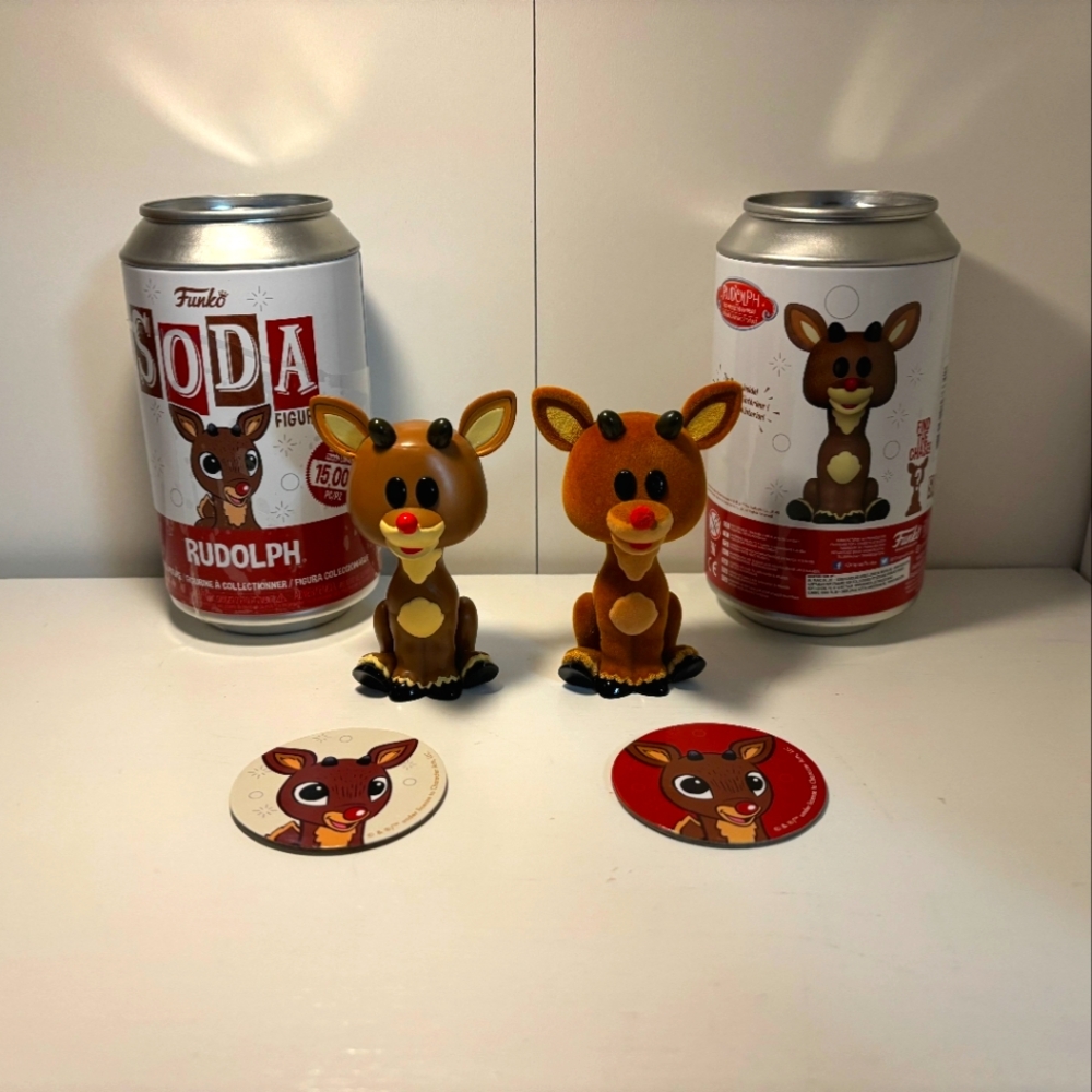 Funko Soda Rudolph Common and Chase